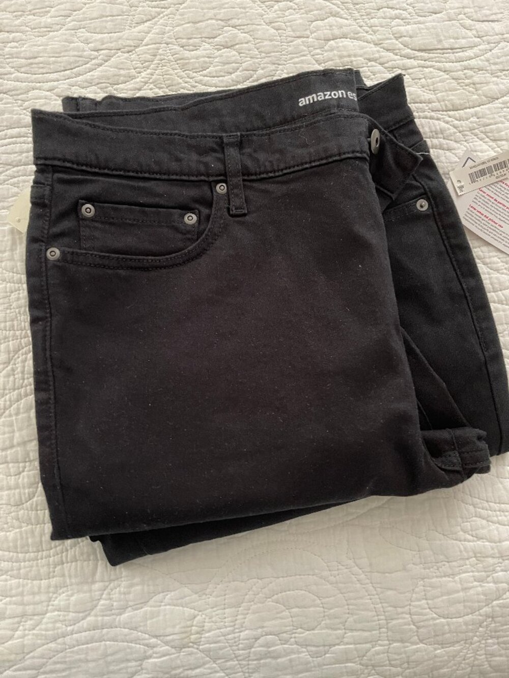 Amazon Essential Black Jeans